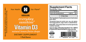 Everyday Liquid Sunshine - Vitamin D3 Liquid SFB