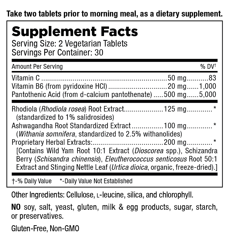 Adrenal Support Tablets