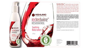 REDREDWINE™ Resveratrol Soothing Body Lotion