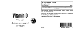 Vitamin D 400 IU Tablets Water Dispersible SFB