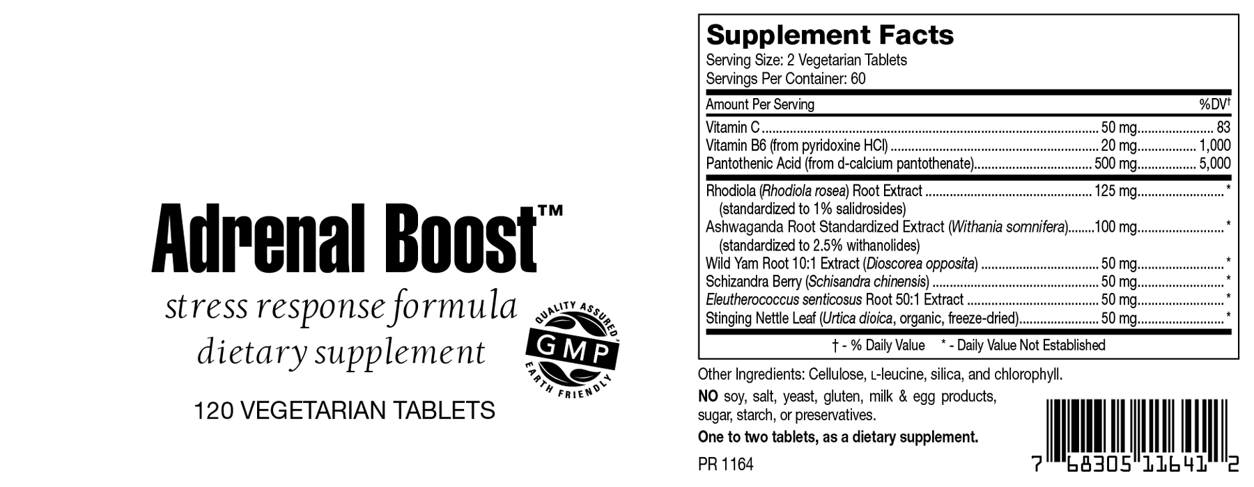 Adrenal Boost Tablets Supports Adrenal Energy