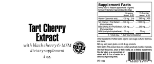 Tart Cherry Liquid Extract with Black Cherry & MSM