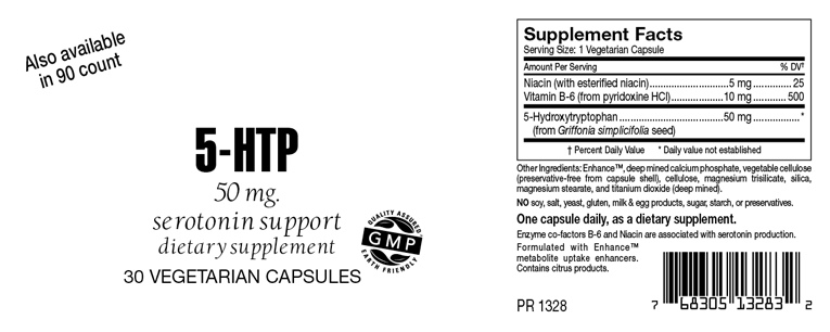 5-HTP 50mg Serotonin Support Capsules