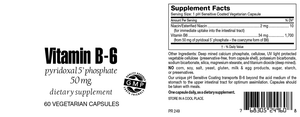 Pyridoxal 5' Phosphate (B-6) SFB