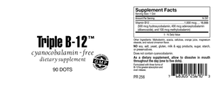 Triple B-12 1,000 mcg Dots SFB