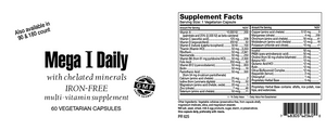 Mega I Daily, Iron Free SFB