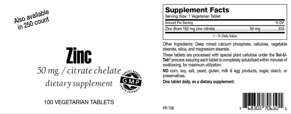 Zinc (Citrate Chelate) SFB