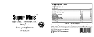 Super Mins Tablets Multi-Mineral with Transporters & Trace Minerals SFB